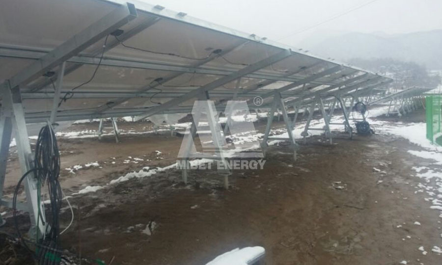 ground pv mounting systems in Korea