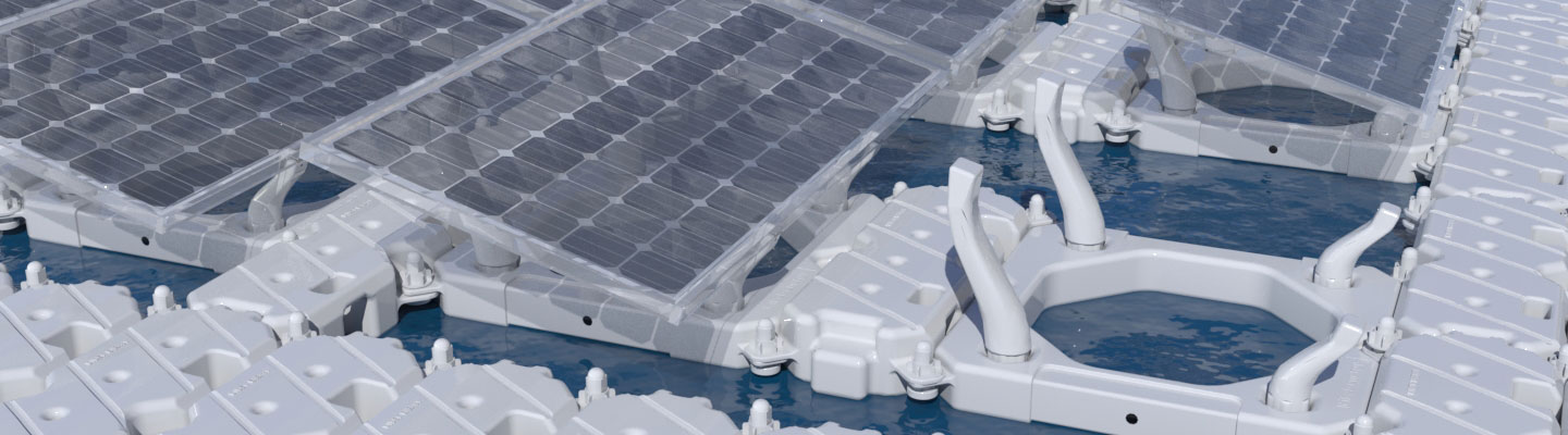 Floating solar mounting system Floating solar mounting system