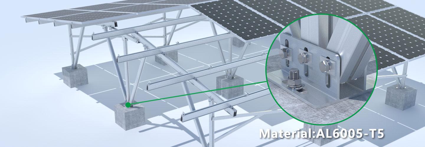 solar ground mount structures