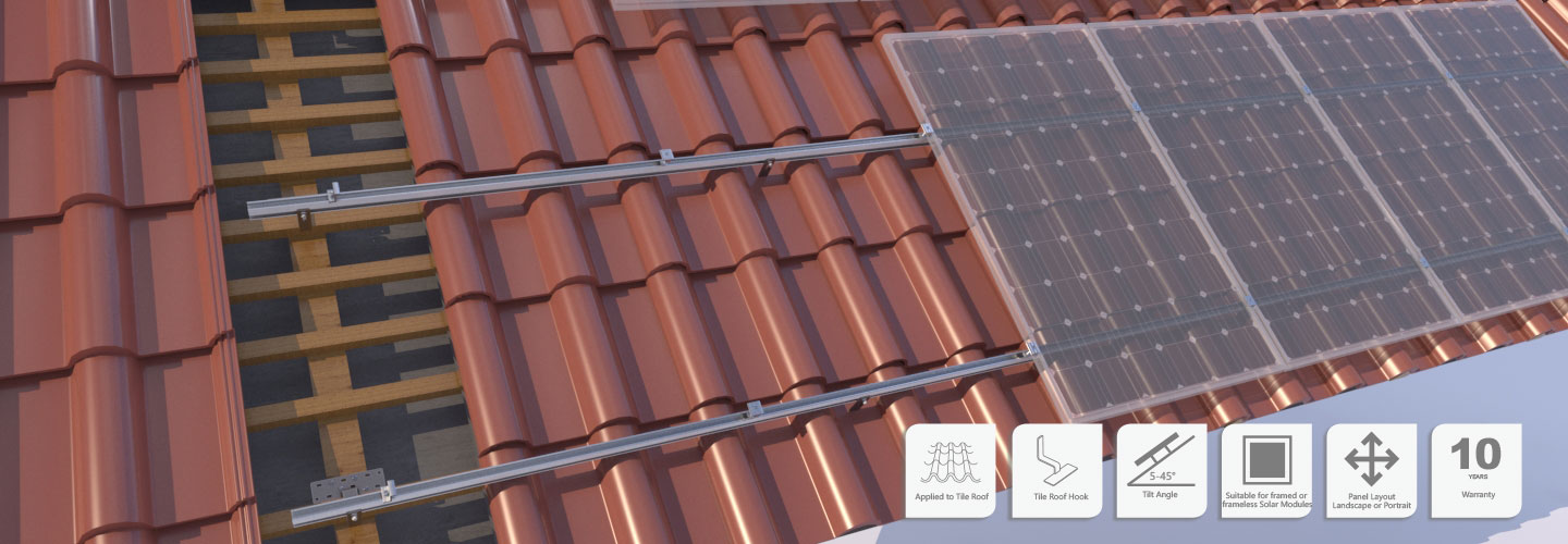 Tile roof solar mounting systems Tile roof solar mounting systems
