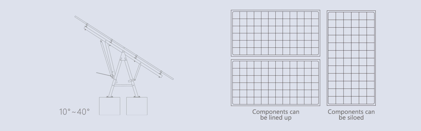 Adjustable Ground Solar Mounting System