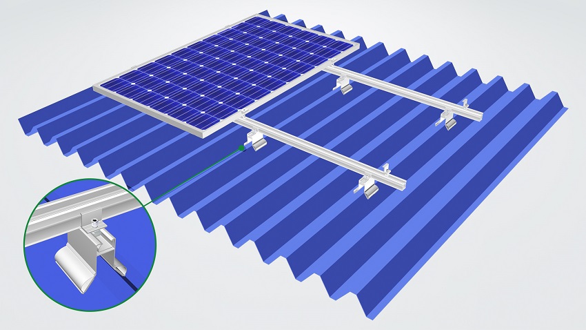 roof photovoltaic mounting system