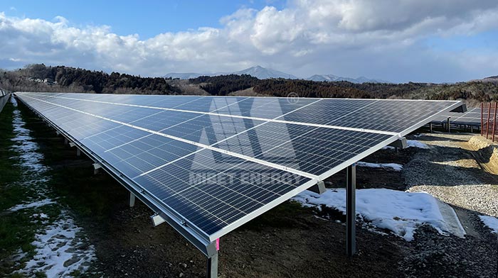 ground solar racking system