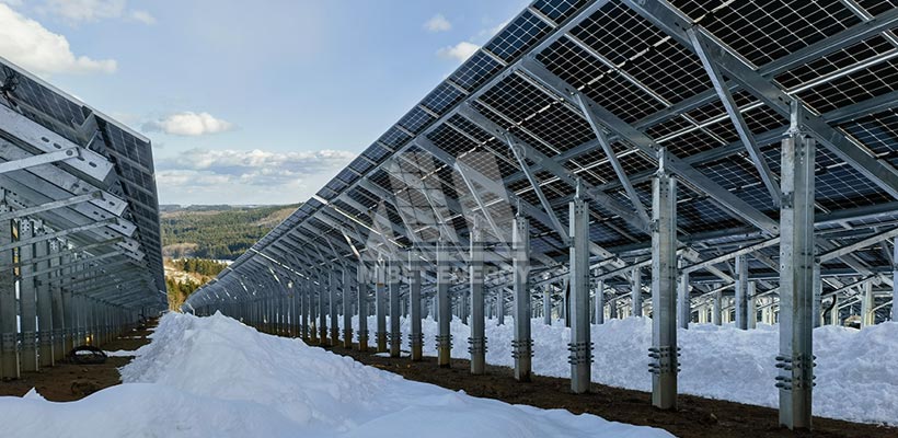 ground solar racking system