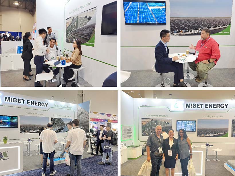 Visitors Inquire About Products at Mibet Booth