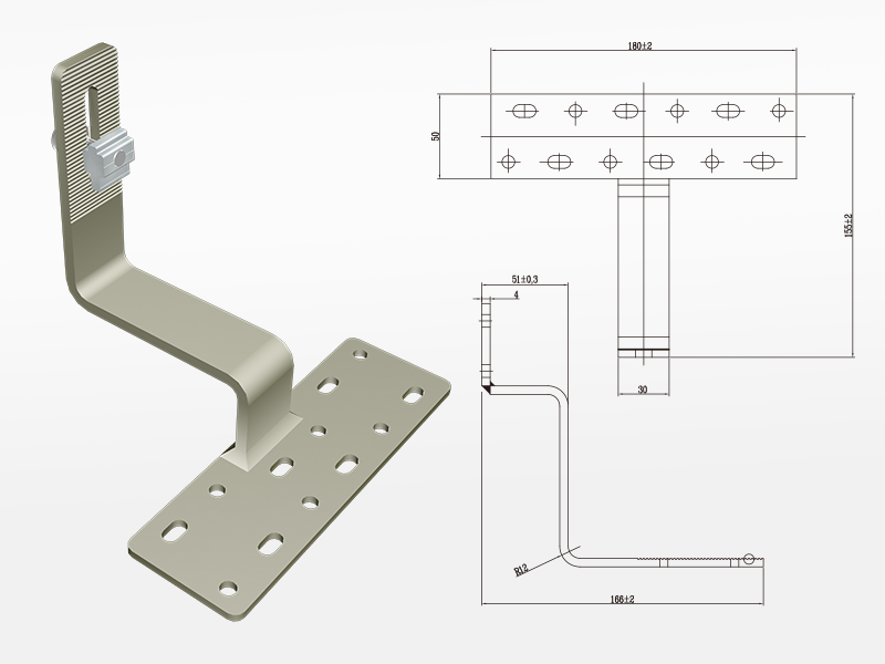 solar brackets for tile roof