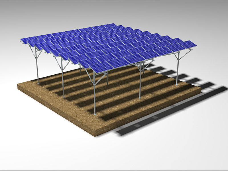 Agricultural Greenhouse Mounting System