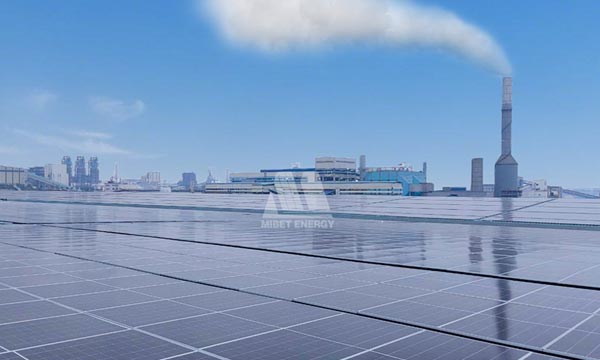 Mibet's Custom Mounting for Dexin Steel's 66MW Rooftop Solar
