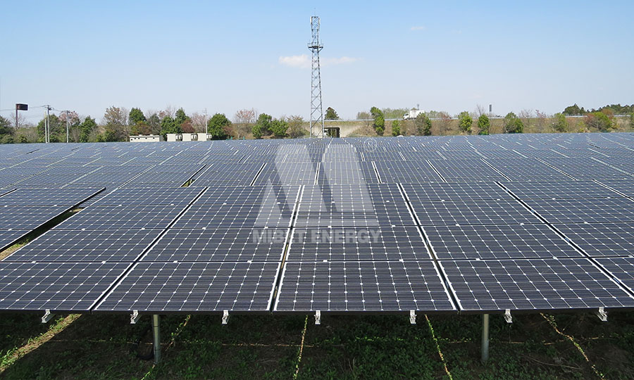 Solar Ground Racking System in Japan