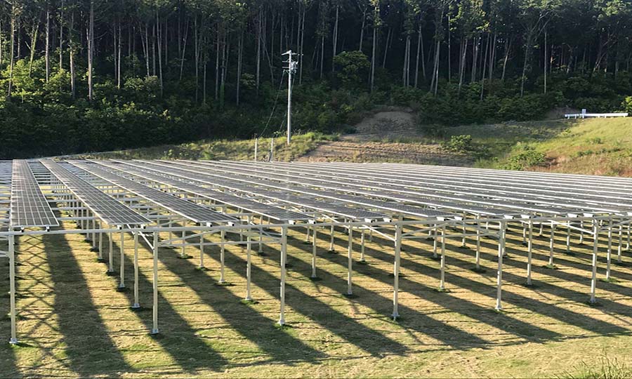 Agricultural Greenhouse Mounting System in Japan