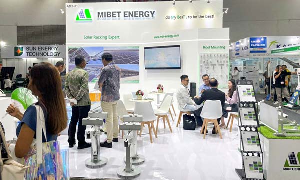 Mibet at Solartech Indonesia Exhibition
